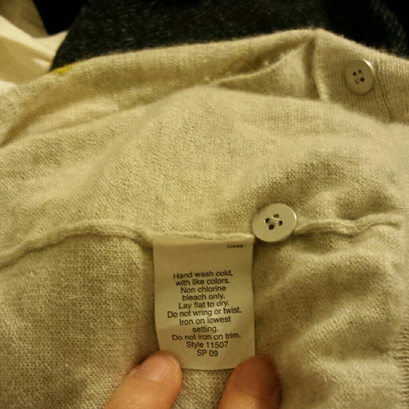 J. Crew argyle cashmere cardigan - Picture 3 of 4