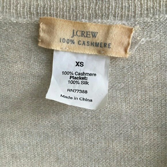 J. Crew argyle cashmere cardigan - Picture 4 of 4