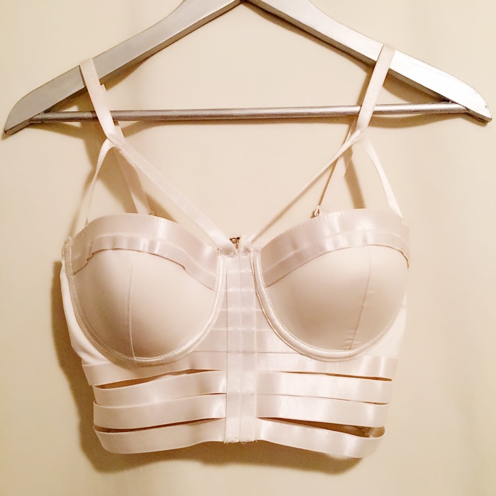 •BEBE• Corset Bra Crop Top