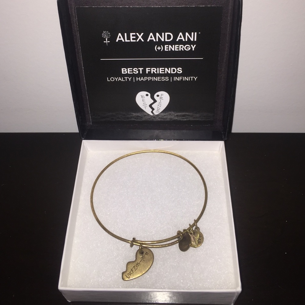 AUTHENTIC Friends Alex and Ani gold bangle