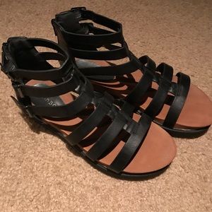 Platform gladiator sandal