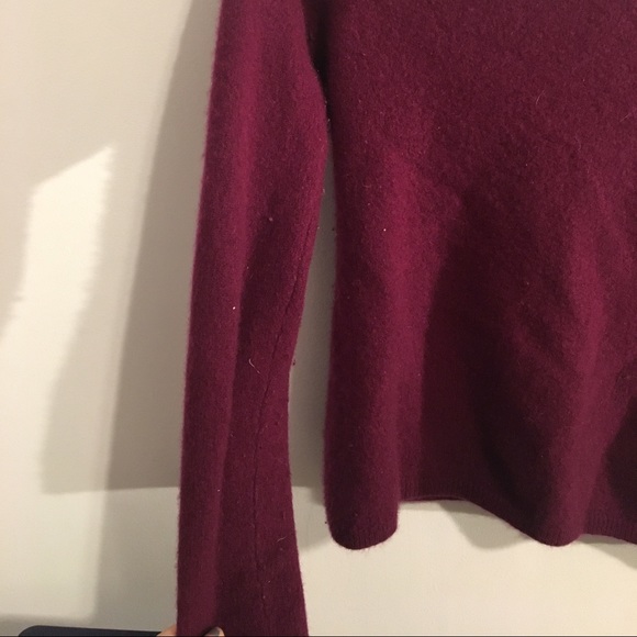 Burgundy cashmere sweater - Picture 2 of 4