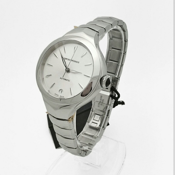 NWT $900 Emporio Armani Automatic lady watch main image 4