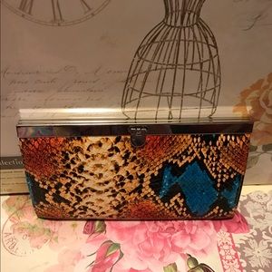 BOGO!! Faux snakeskin wallet