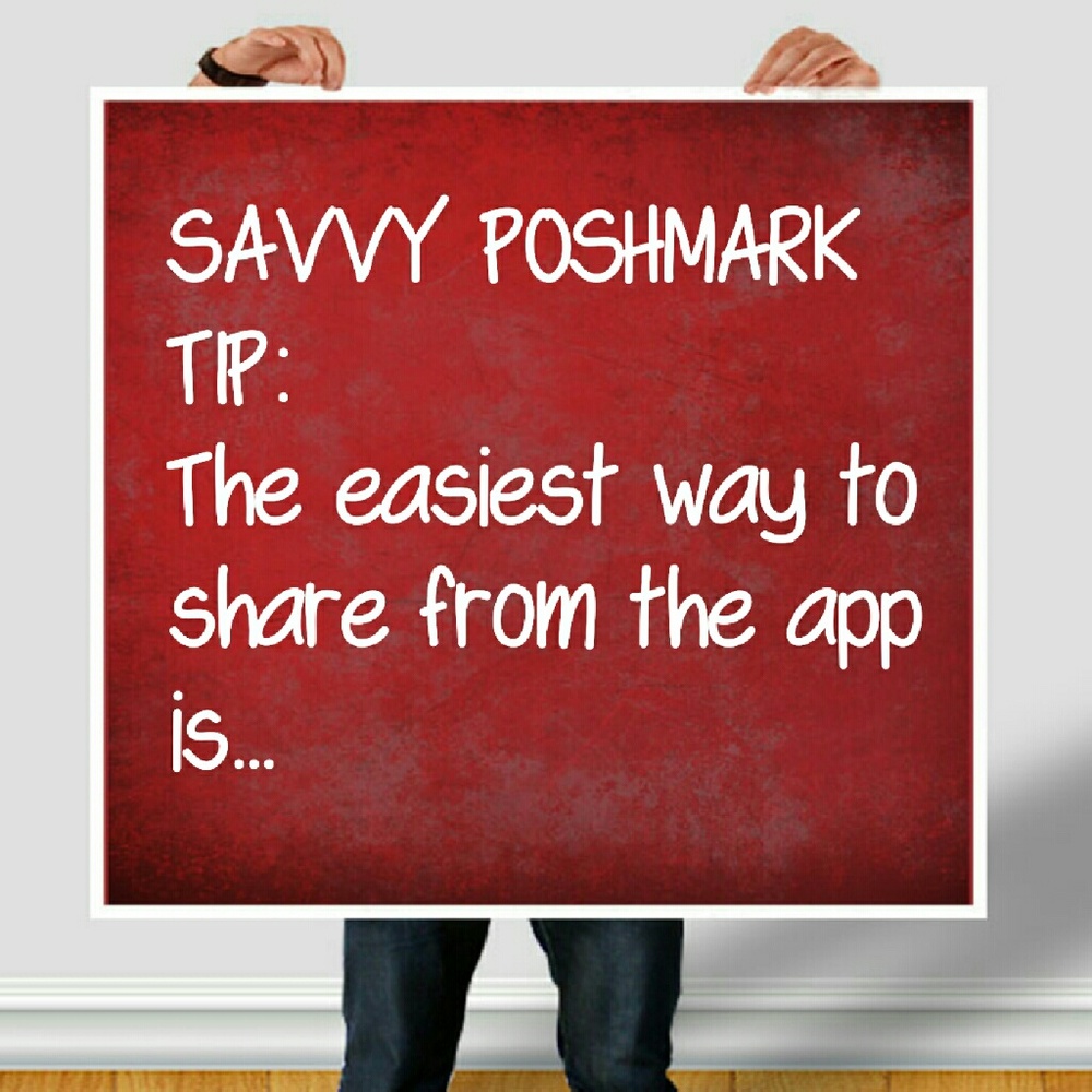 This is the easiest way to share on the app