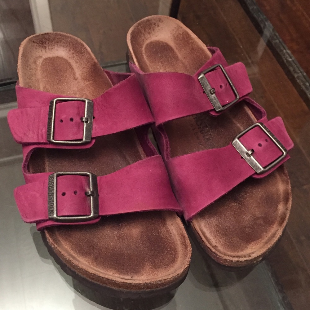 Purple Birkenstock Sandals Size 38