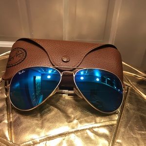 Ray-Ban Original Aviator Flash Lenses NEW