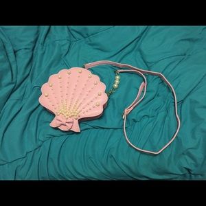 Lolita Pink Seashell Crossbody Purse
