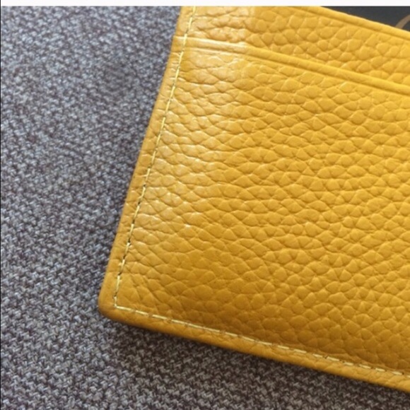 BLACK leather card holder - Picture 3 of 5