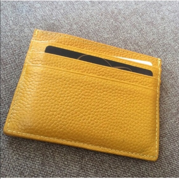 BLACK leather card holder - Picture 4 of 5