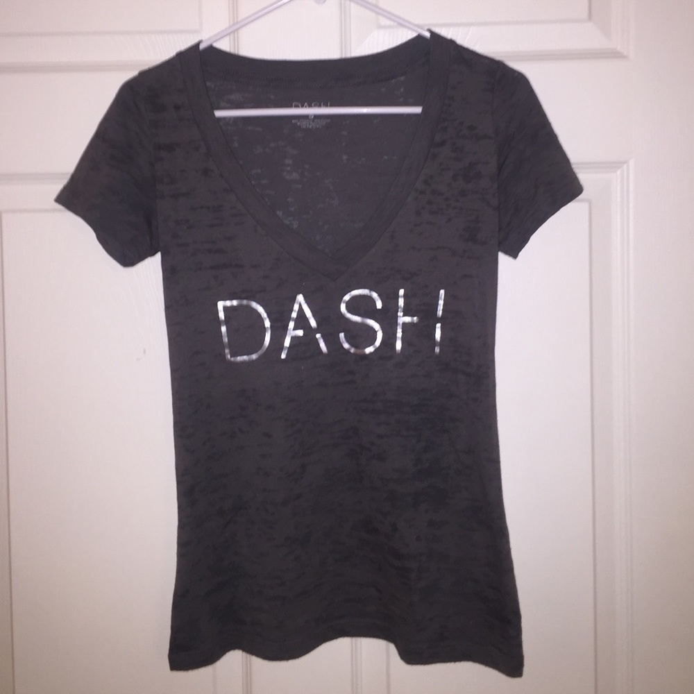 Authentic DASH grey V-neck shirt