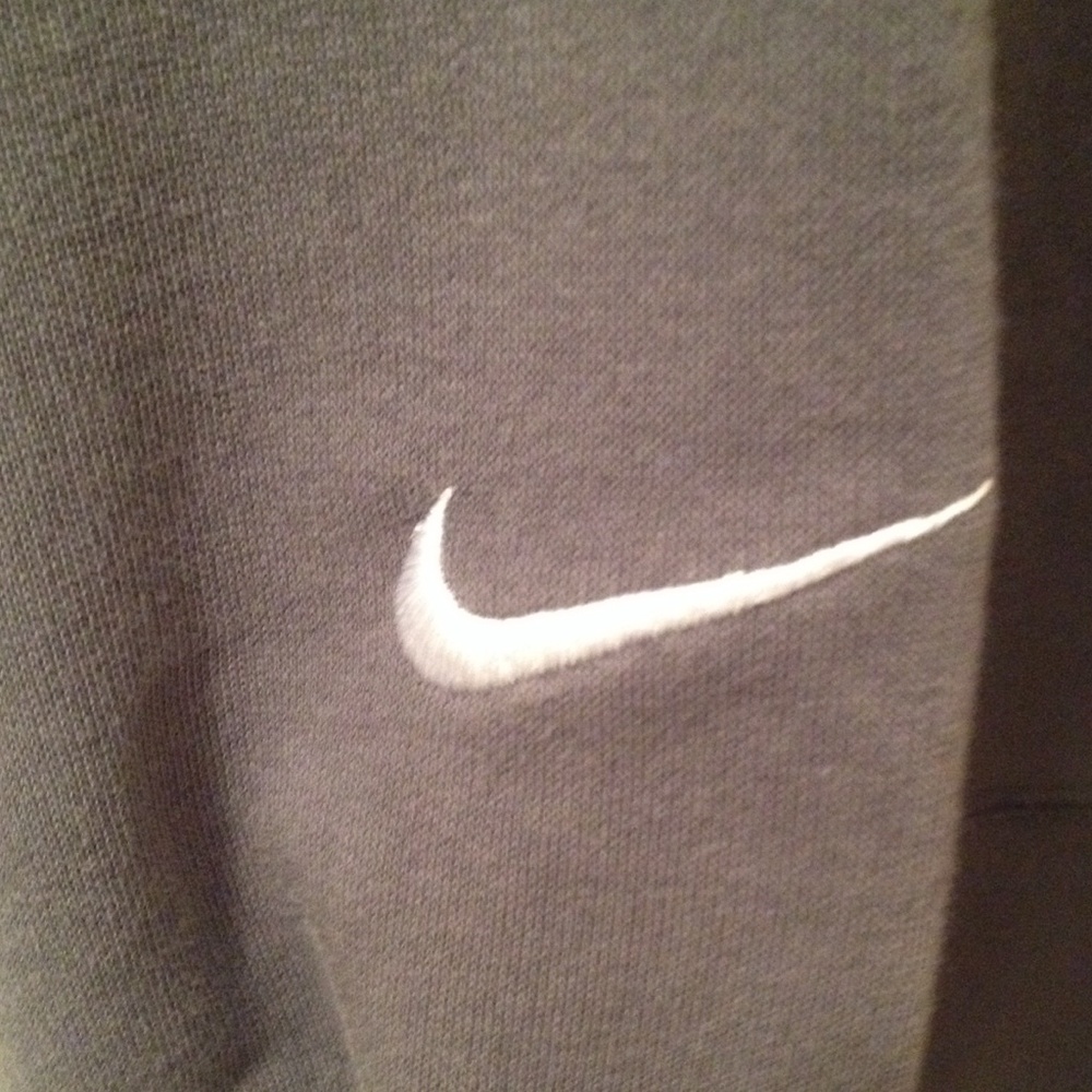 Nike gray/light blue hoodie M - Picture 4 of 4
