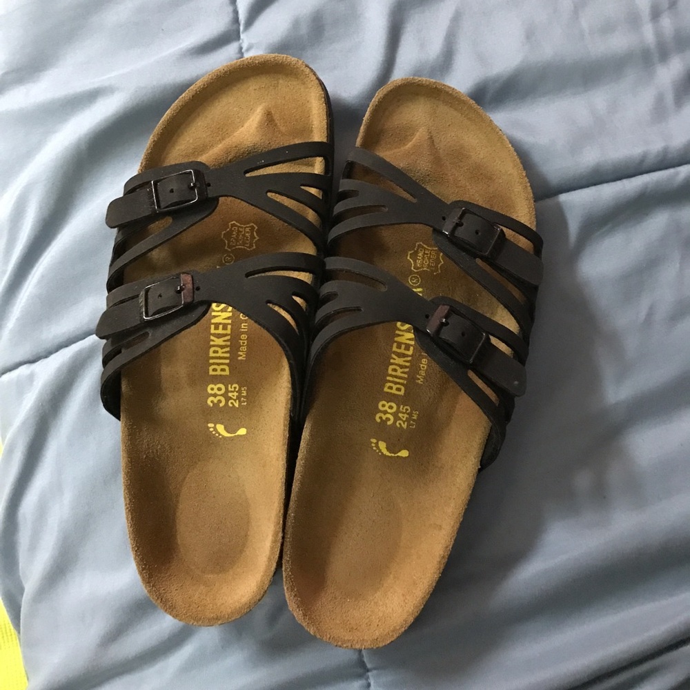 Black birkenstocks