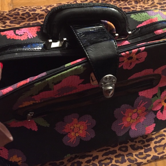 H&M BAG FL Retro Rose Pattern W Blck Accents⚡️ - Picture 2 of 3