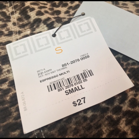 NWT Liz Claiborne Long-Sleeve Thermal Tee - Small - Picture 3 of 3