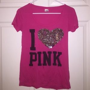 Victoria's Secret PINK bling shirt