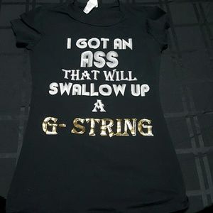 Black graphic t shirt