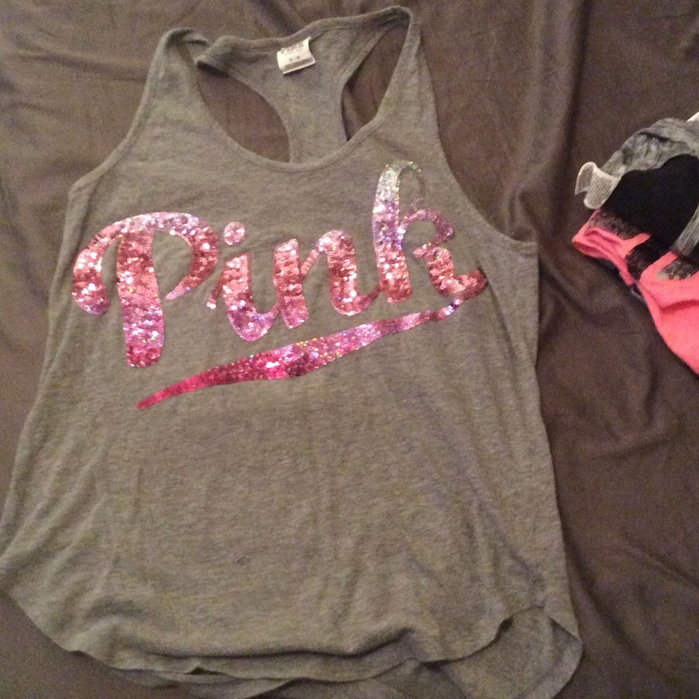 Pink tank cute