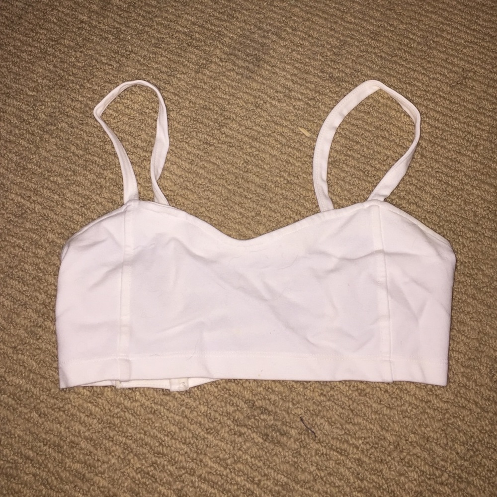 White bralette
