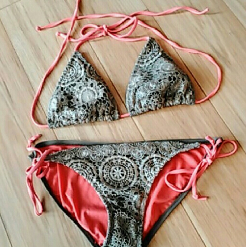 Target crochet triangle top bikini.