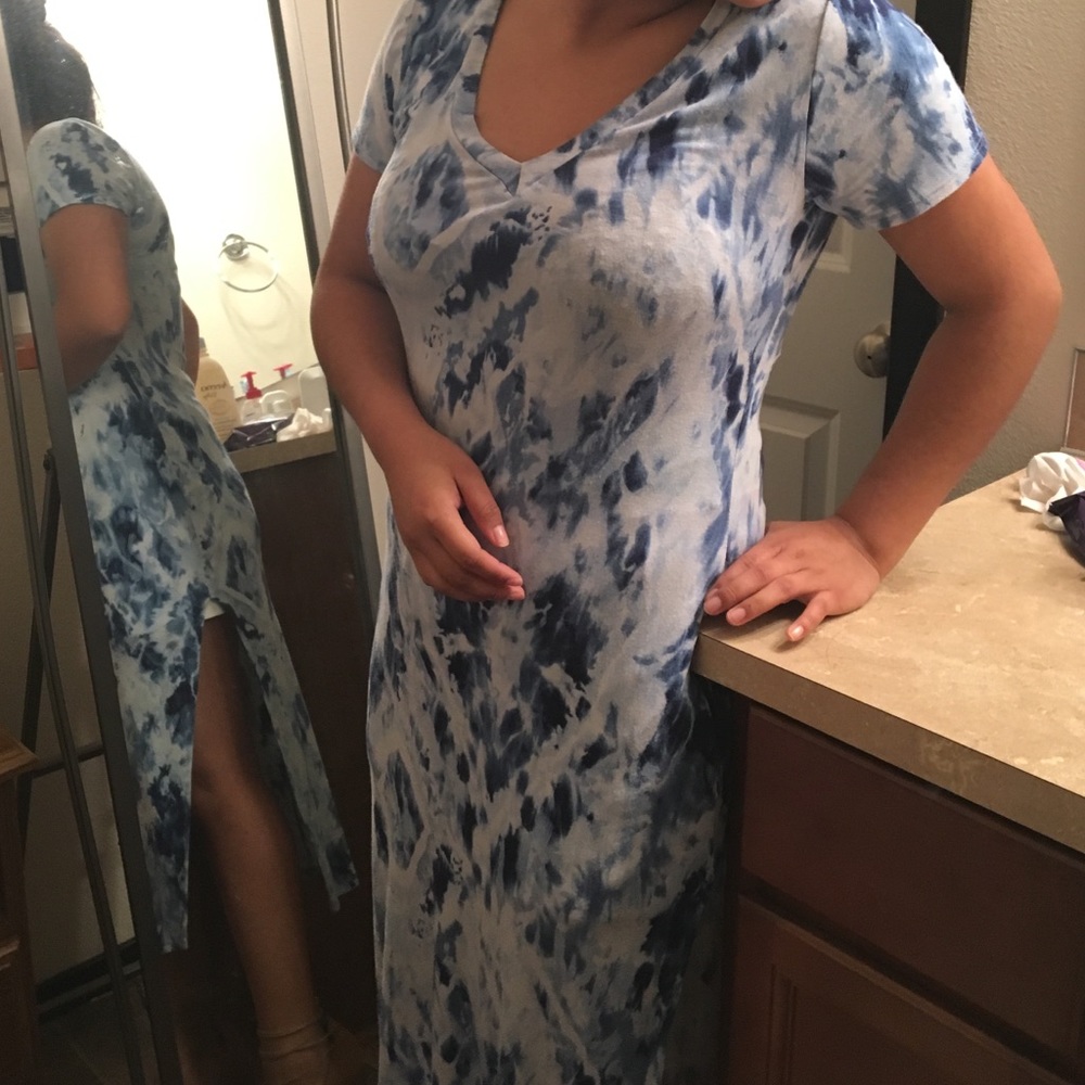 Side slit dress
