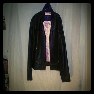 A leather jacket