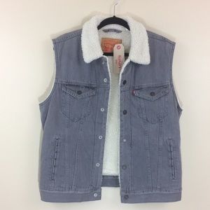Levi's Wool lined vest - Medium - Gray