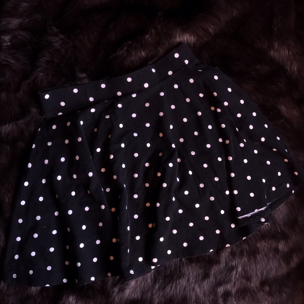 Forever 21 Polka Dot Skater Skirt