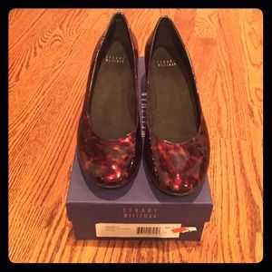 Stuart weitzman cognac wedge