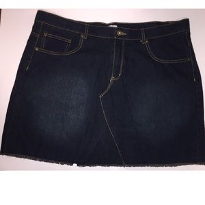 Denim skirt by Per Se by Ashley Stewart. NWT