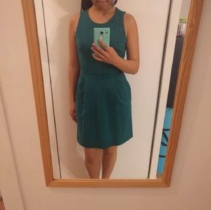 Teal madewell dress
