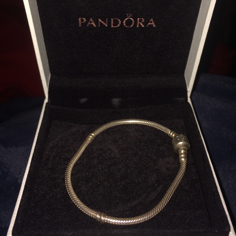 Silver clasp bracelet