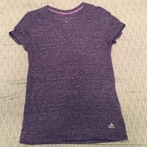 Purple Adidas t-shirt