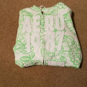 5 for $25 Aeropostale Neon Green Hoodie/Jacket