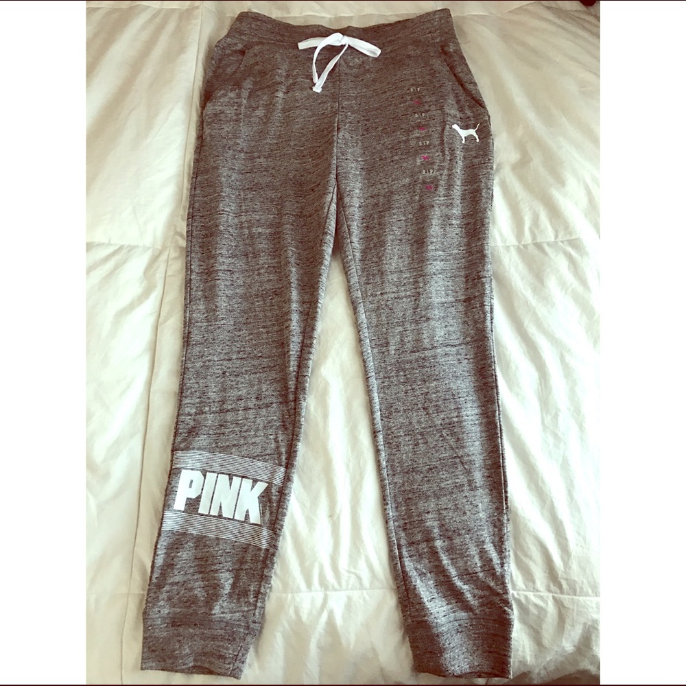 Pink sweatpants