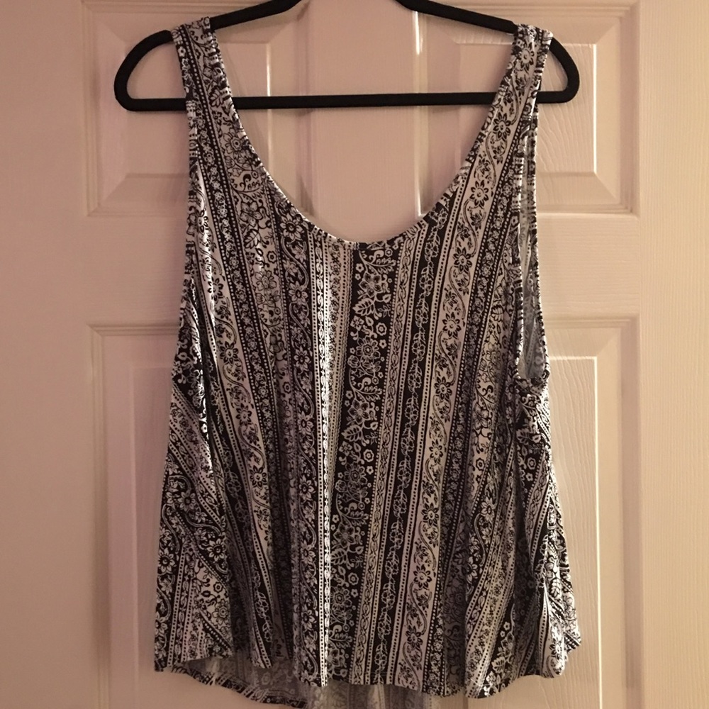 Black & White Tank Top