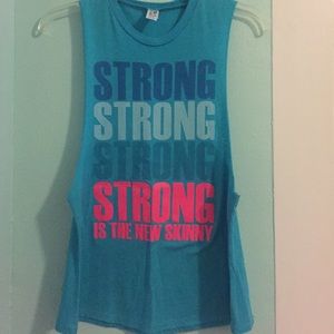 Strong is the new skinny workout top!
