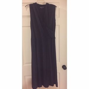 size XL Navy blue Jones New York wrap maxi dress