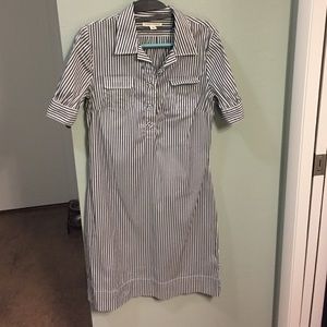Striped Banana Republic dress