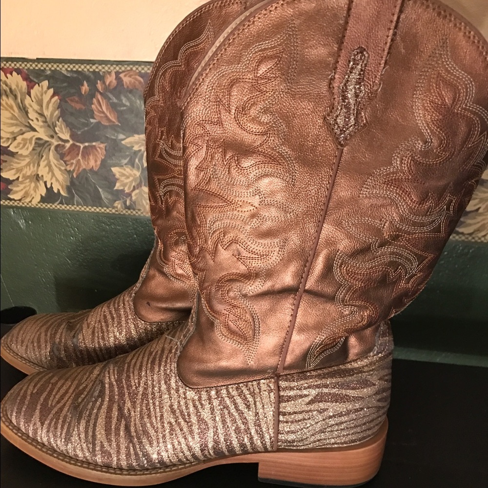 Glittery Cowboy Boots