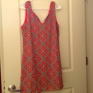 Printed shift dress