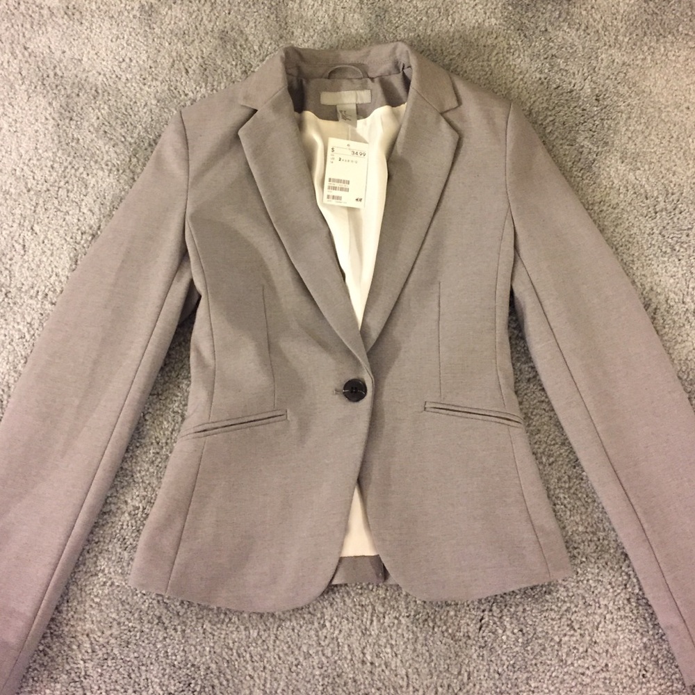 H&M gray blazer