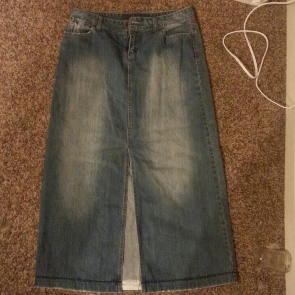 Maurices denim skirt