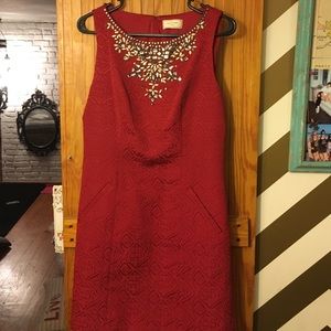 Embellished Sheath Dress