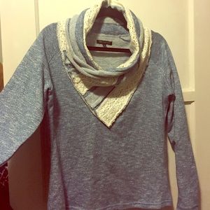 For Cynthia soft light blue sweater