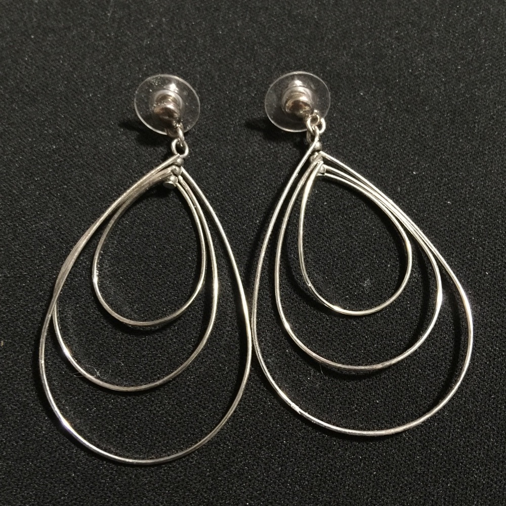 Silver earrings