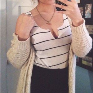 CHARLOTTE RUSSE // Striped Top