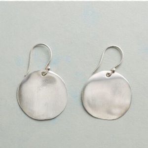 Beautiful disc earrings