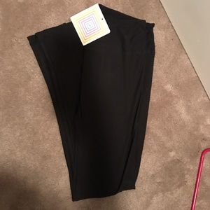 OS lularoe leggings solid black