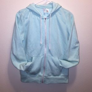 Aqua Zip-up Hoodie